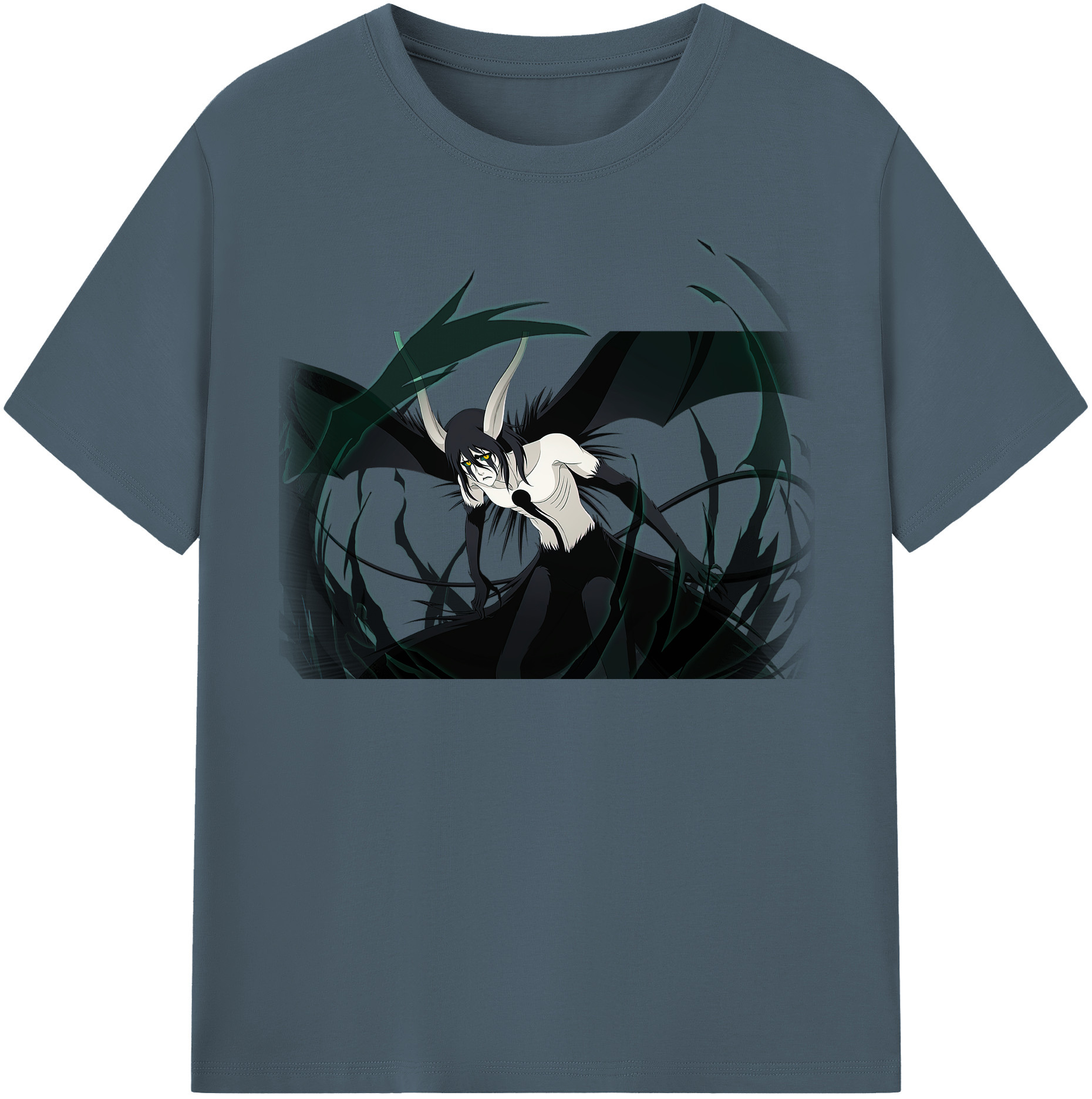 （画像用） ブリーチ ウルキオラ·シファー BLEACH Ulquiorra cifer 綿100％半袖Tシャツ（フロントプリント）